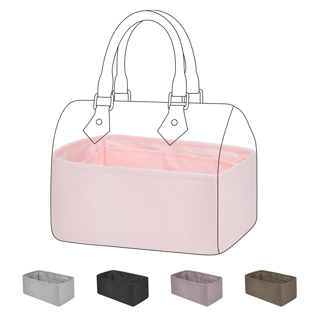 DGAZ Handtaschen Organizer Einsatz, Seide Handtaschenorganisator für LV Speedy Nano/20/25/30/35/40/4