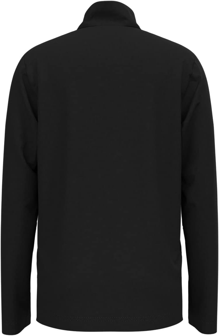 Odlo Kids Langarm Shirt mit halben Reissverschluss Berra 128 Schwarz, 128 Schwarz