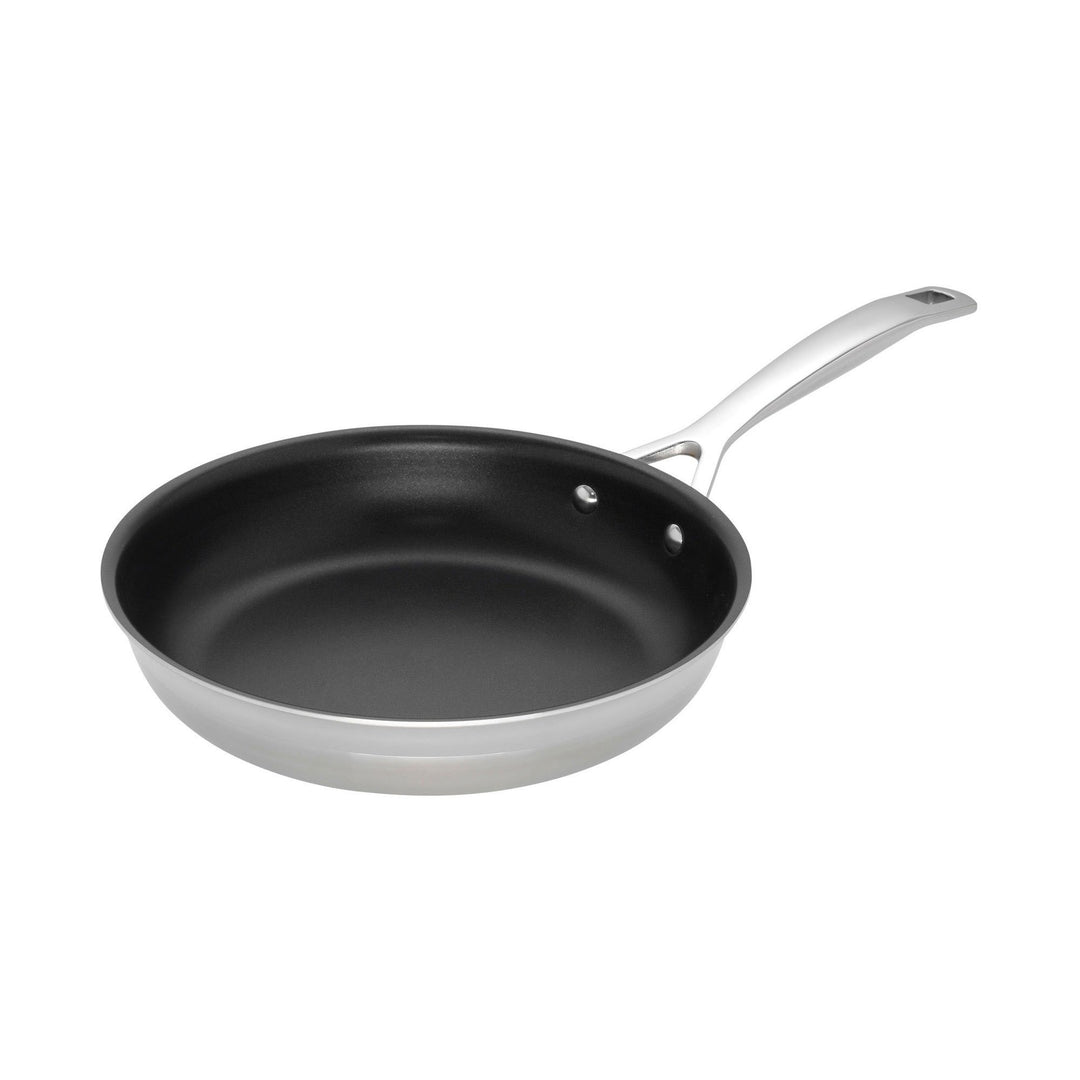 LE CREUSET Antihaftbeschichtete Bratpfanne aus 3-ply Edelstahl, Ø 24 cm, Für alle Herdarten inkl. In