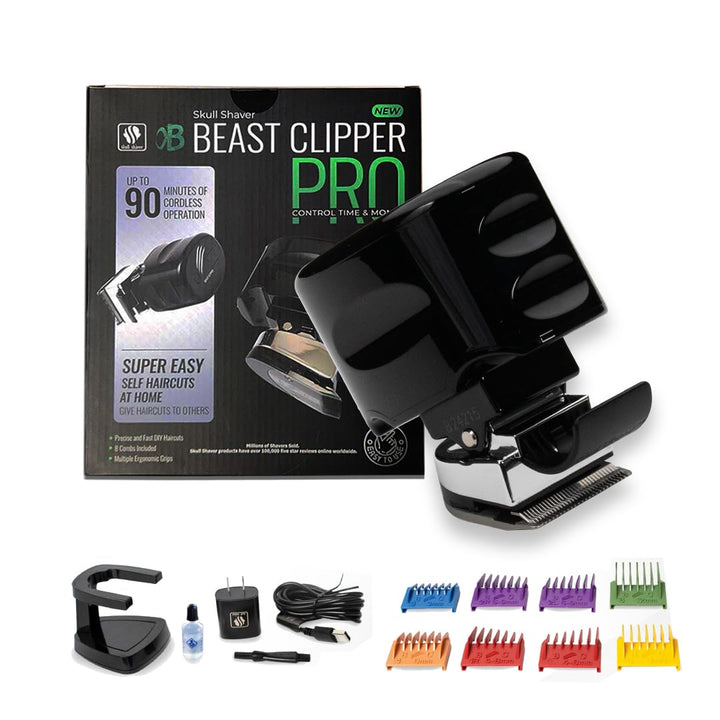 Beast Clipper Pro – Elektrischer Haarschneider für Herren für Kopf, gegenwärtig für Männer, Bart und