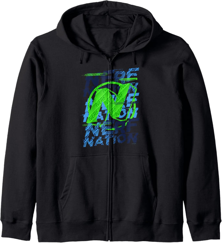 Nerf Nation Logo Stack Kapuzenjacke