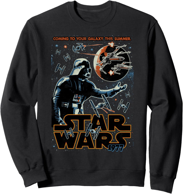Star Wars Darth Vader Your Galaxy This Summer Poster Sweatshirt