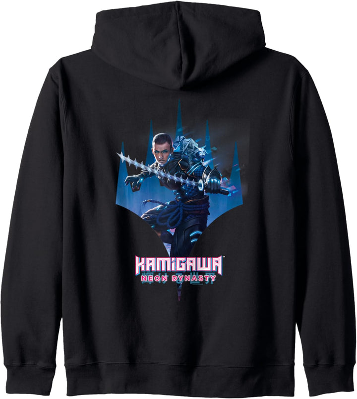 Magic The Gathering Neon Dynasty Logo Kapuzenjacke