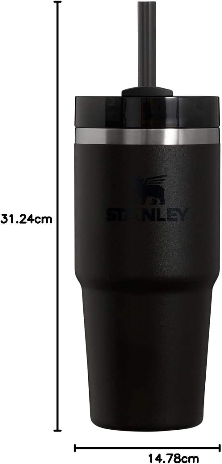 Stanley, Edelstahl, Quencher H2.0 Becher mit FlowState-Deckel, 1,2 l, Grau (Charcoal) Modern Dunkelg