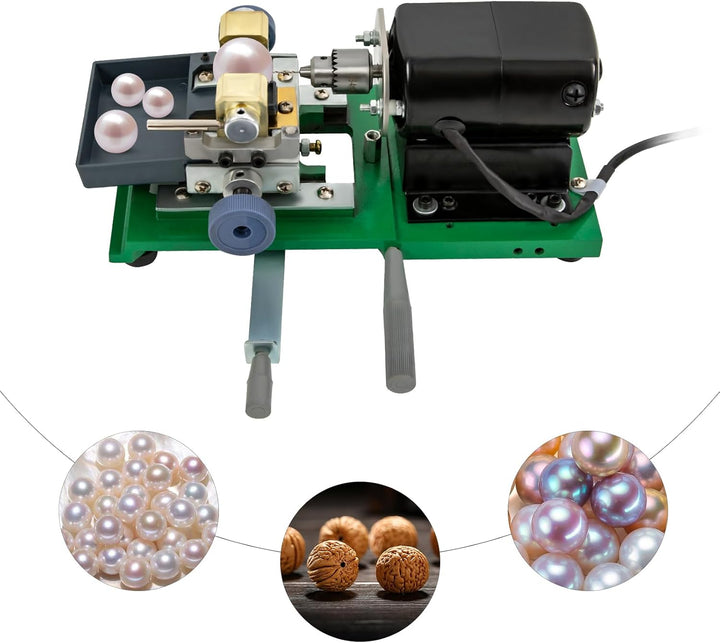 220V Full Set Schmuck Jade Perle stufenlos bohren Bohrmaschine Bohrer Werkzeuge - Bernstein Schmuck
