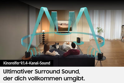 Samsung HW-Q935GD 9.1.4-Kanal Q-Soundbar für TV-Geräte, 2.0.2-Kanal-Rücklautsprecher, Bluetooth-Laut