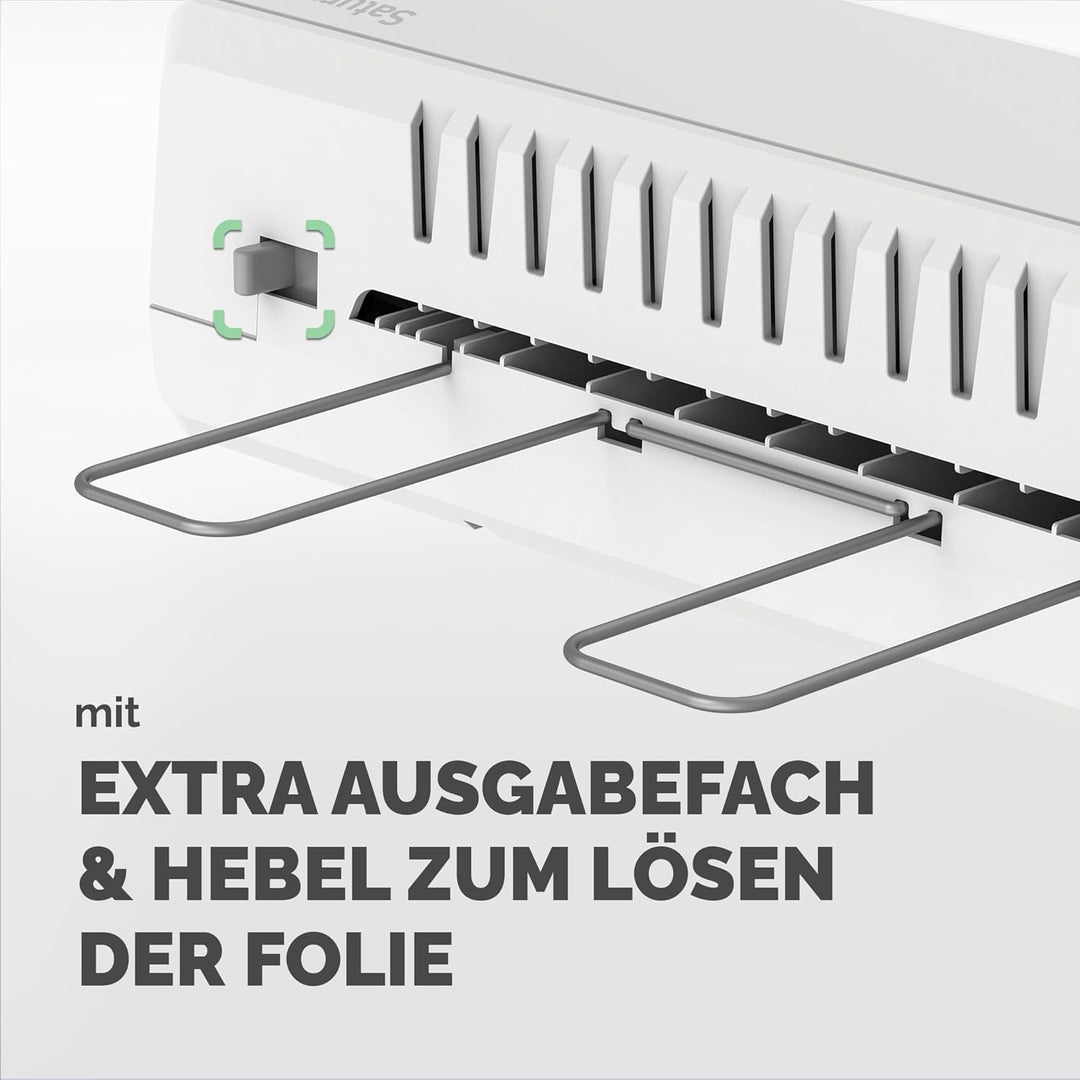 Fellowes Laminiergerät A4 Saturn 3i für Laminierfolien 80-125 Mikron Stärke, Laminiergerät mit60 Sek