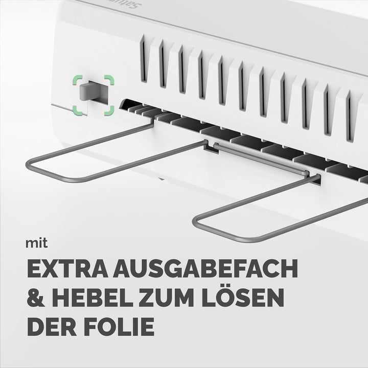 Fellowes Laminiergerät A4 Saturn 3i für Laminierfolien 80-125 Mikron Stärke, Laminiergerät mit60 Sek