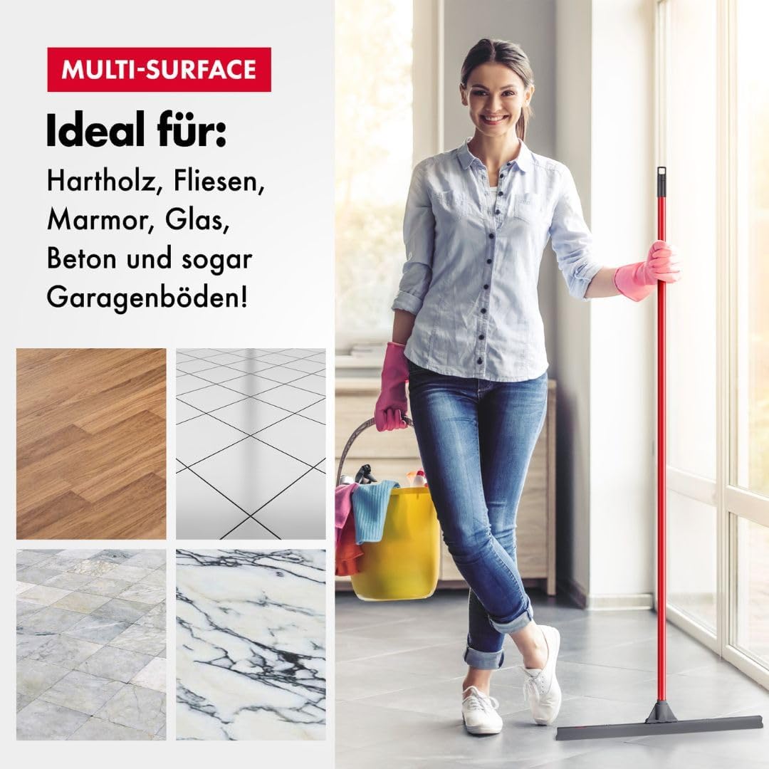 Tyroler Bright Tools Wasserabzieher/Wasserschieber mit extra langlebigem und extra breitem 60cm Silk