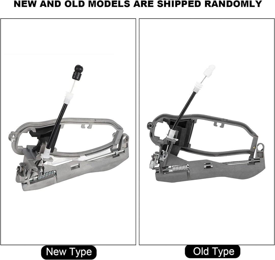 Qii lu Autotürgriff-Träger, Türgriff-Träger-Haltegriff-Gehäuse gepasst für BMW X5 nicht für den Stra