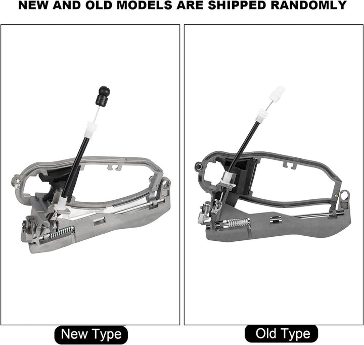 Qii lu Autotürgriff-Träger, Türgriff-Träger-Haltegriff-Gehäuse gepasst für BMW X5 nicht für den Stra