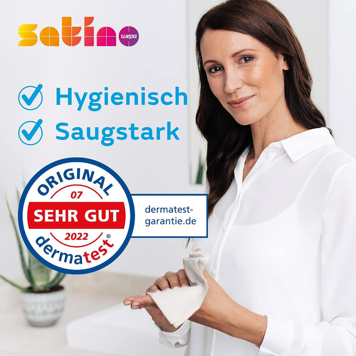 Satino by WEPA Comfort Papierhandtücher 2lagig - 3.200 Blatt (20x160) Format Tissue - grün mit 25x23