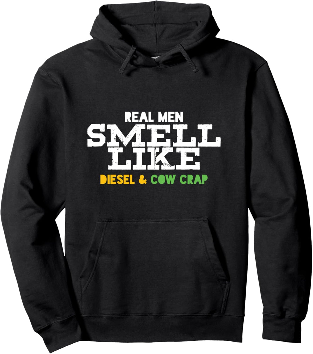 Echte Männer Riechen Nach Sprit Mist Gülle Bauer Geschenk Pullover Hoodie