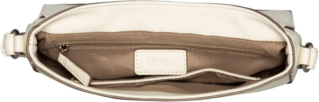 Gabor Damen Jolene Umhängetasche 25,5 x 7 x 14,5 (LxBxH) Off White, 25,5 x 7 x 14,5 (LxBxH) Off Whit