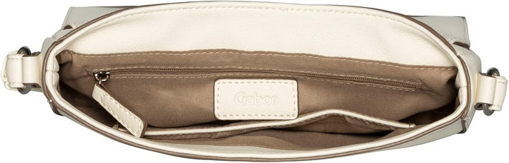 Gabor Damen Jolene Umhängetasche 25,5 x 7 x 14,5 (LxBxH) Off White, 25,5 x 7 x 14,5 (LxBxH) Off Whit