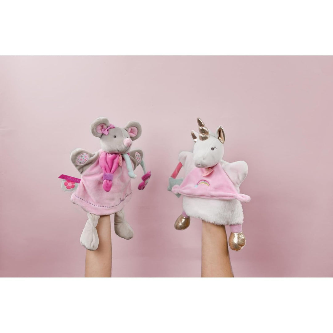 Doudou et Compagnie DC3085 Puppet - Maus Pearly, rosa Pearly Maus, Pearly Maus