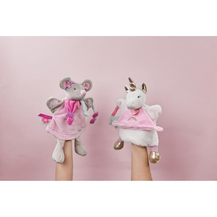 Doudou et Compagnie DC3085 Puppet - Maus Pearly, rosa Pearly Maus, Pearly Maus