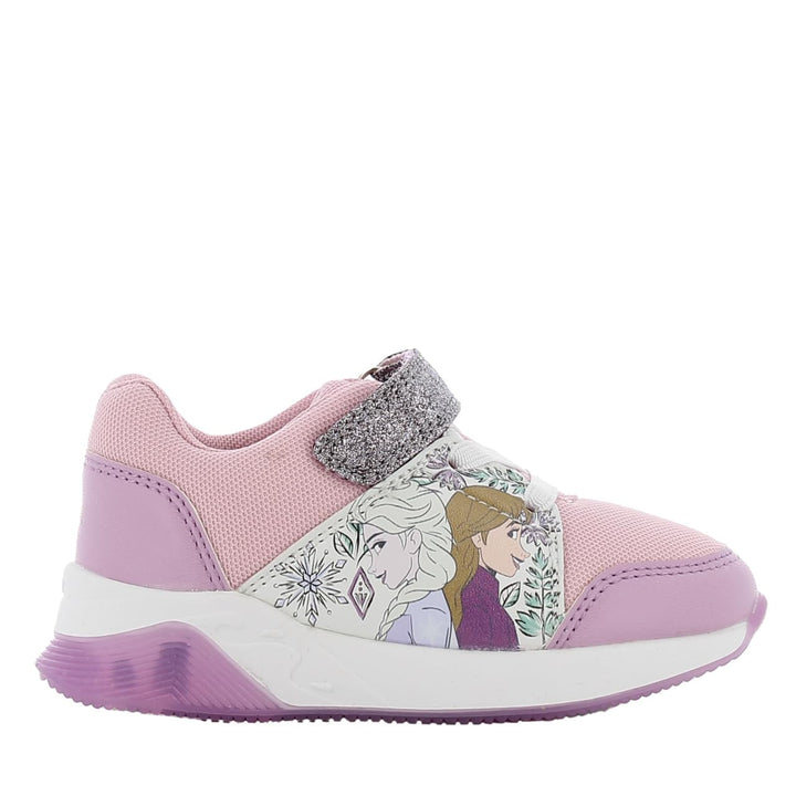 Disney Frozen Schuhe Mädchen 2 bis 8 Jahre, Kinderschuhe mit Anna und ELSA Motiv, Leuchtschuhe Kinde