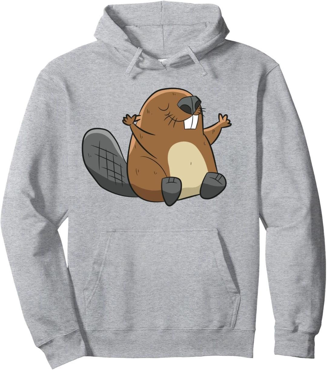 Nagetier Biber Geschenk Biber Kostüm Süsser Biber Pullover Hoodie