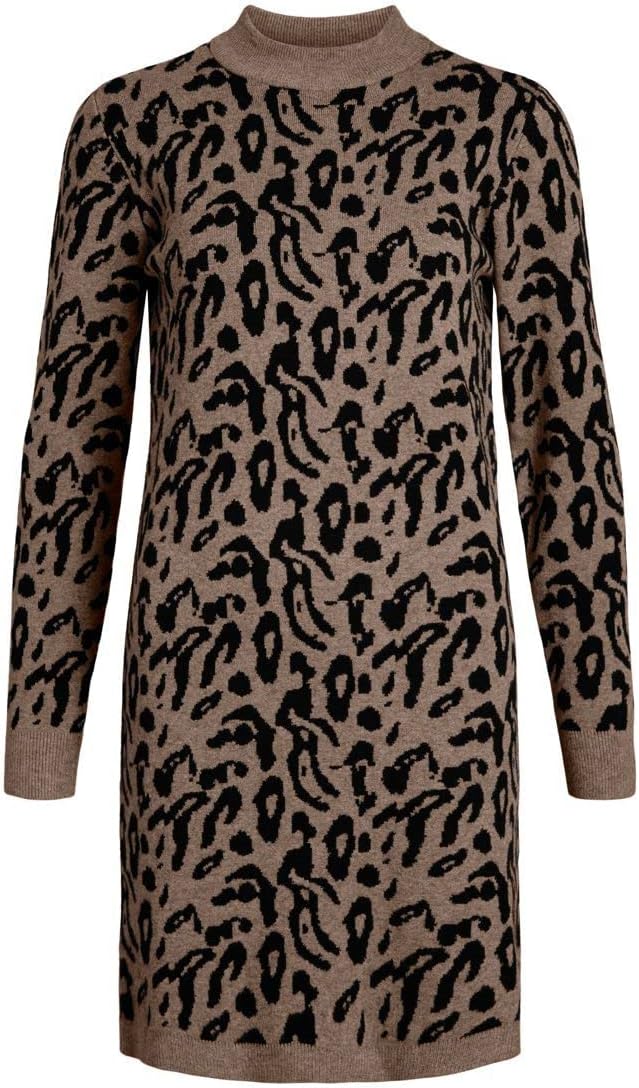 OBJRAY L/S Knit Dress AOP NOOS