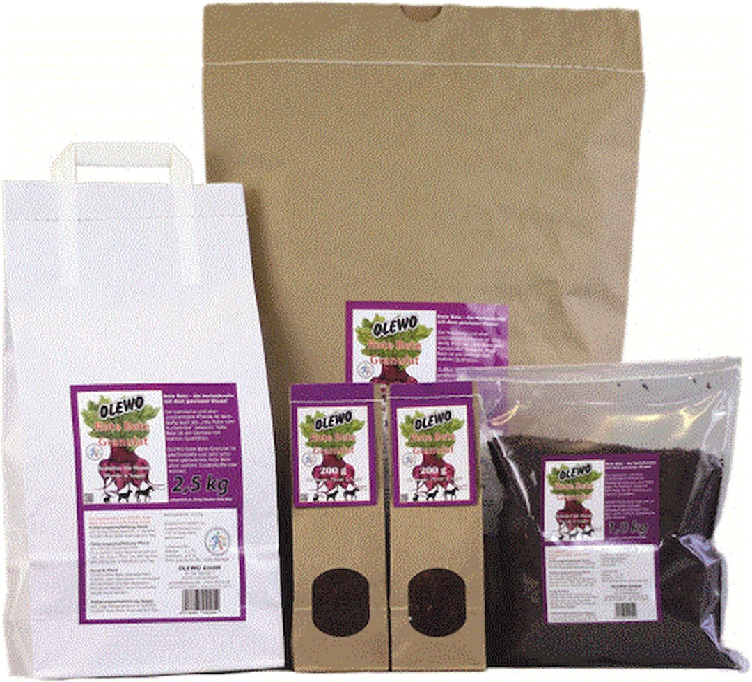 2 Sack Olewo Rote Bete-Granulat 7,5 kg