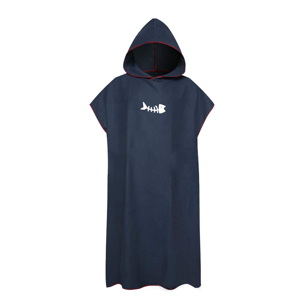 FADDARE Kapuzenhandtuch Poncho Adult Handtuch Ärmellose Wickel Robe Beach Tragbarer Mikrofaser Neopr