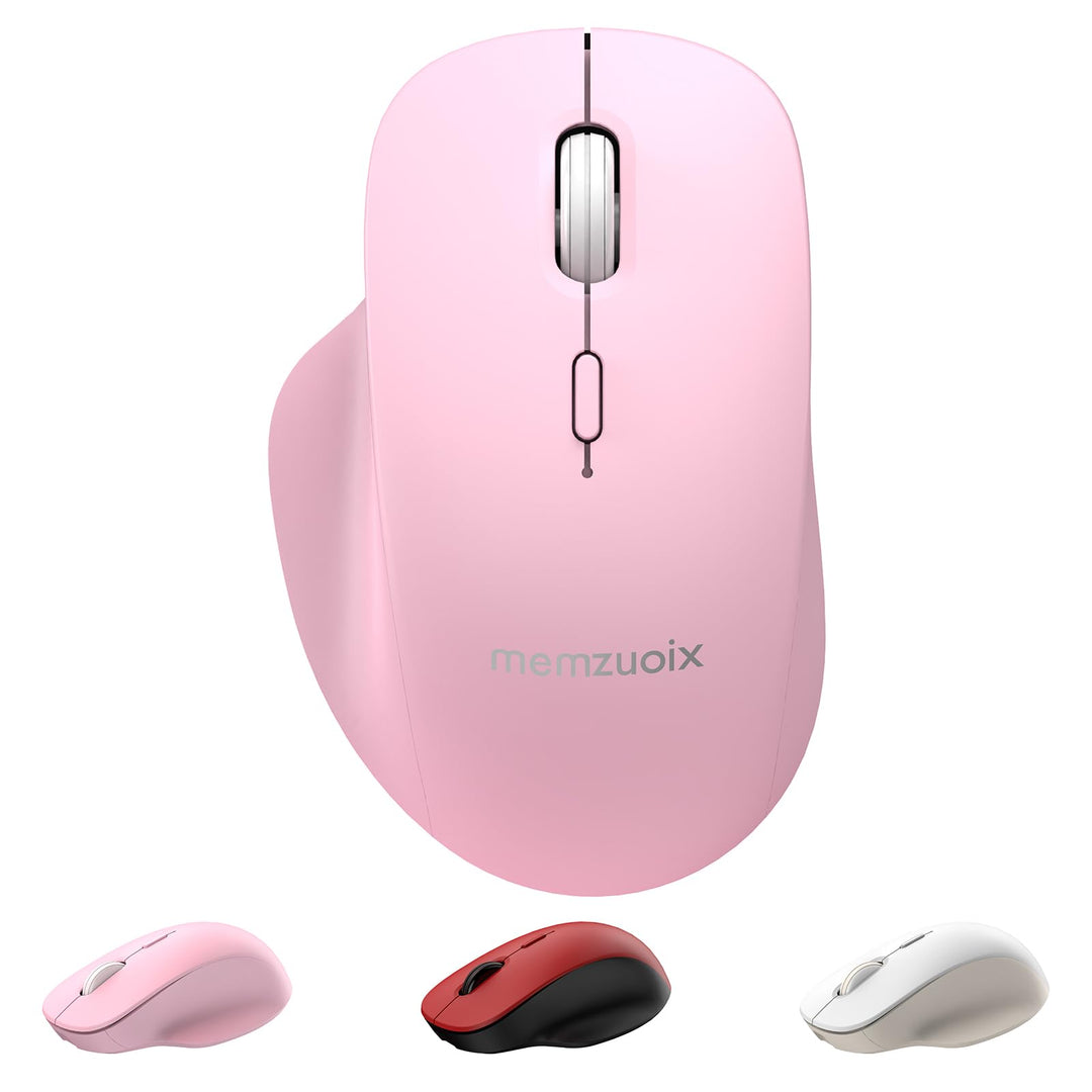 qaf Kabellose Dual-Mode Maus, Bluetooth &amp; 2,4 GHz Funkmaus, wiederaufladbare USB-C Wireless Maus mit