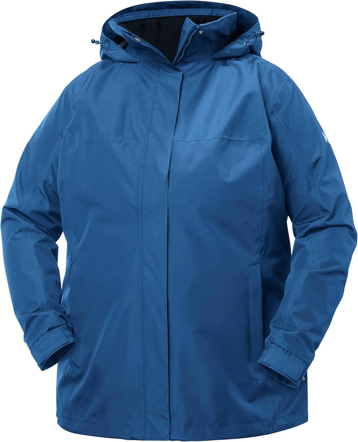 Helly Hansen Damen W Aden Plus Jacket Coat (1er Pack) XL Grosse Grössen Azurit, XL Große Gr
