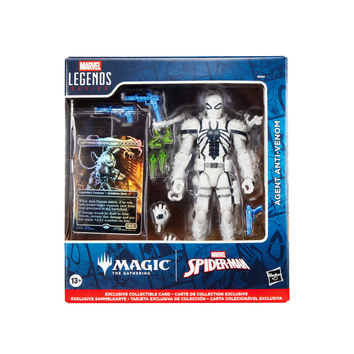 Hasbro Marvel Legends Series Magic: The Gathering Agent Anti-Venom, Spider-Man Action-Figur Plus Exk