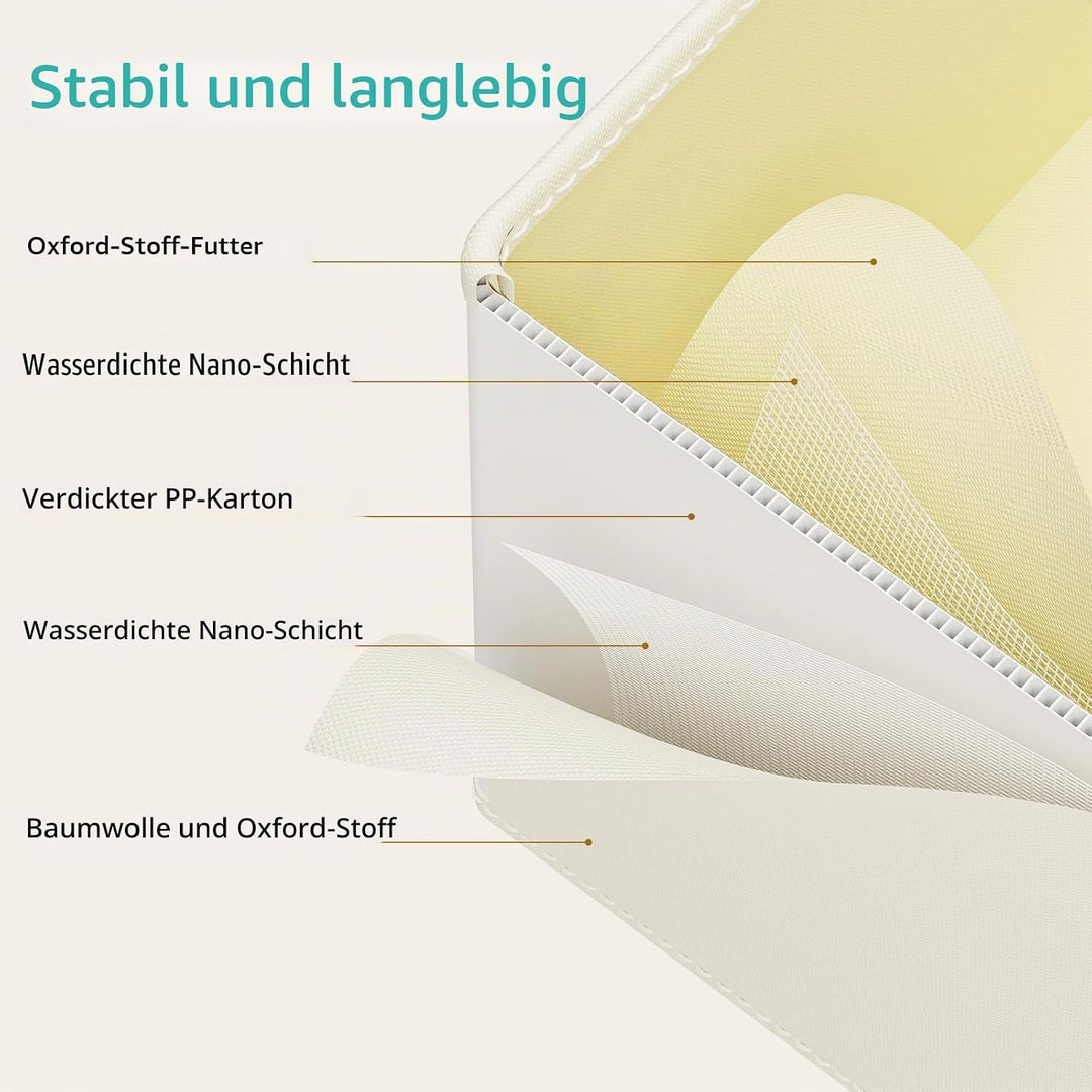 Unterbett Aufbewahrungsbox mit Deckel, Faltbare Aufbewahrungstasche, Unterbettkommode, Transporttasc
