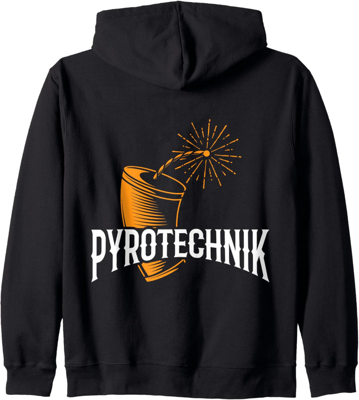 PYROTECHNIK Pyro Techniker Feuerwerker Feuerwerk Kapuzenjacke