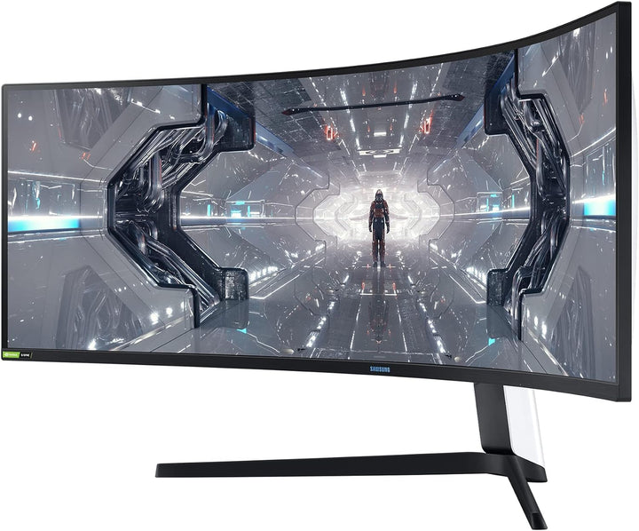 Samsung Odyssey G9 Curved Gaming Monitor C49G94TSSP, 49 Zoll, VA-Panel, QLED, DQHD-Auflösung, AMD Fr
