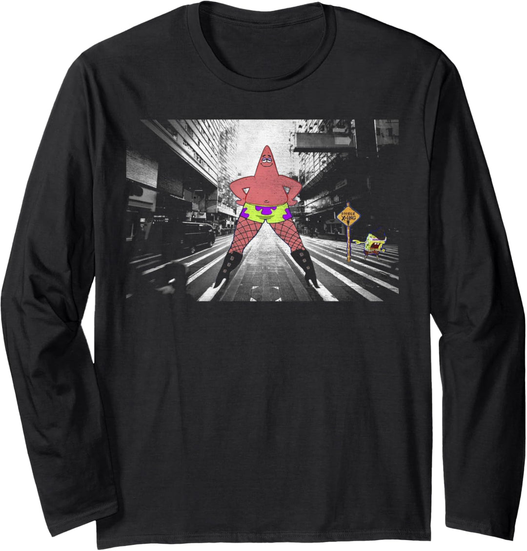 Spongebob Squarepants Patrick Fishnets Stance Poster Langarmshirt