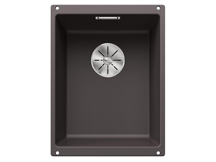 BLANCO SUBLINE 320-U | SILGRANIT felsgrau | Einbauart: Unterbau | ohne Ablauffernbedienung | 40er Un