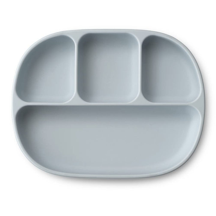 Interbaby Blaue Teller mit Silikondeckel, SI008-73