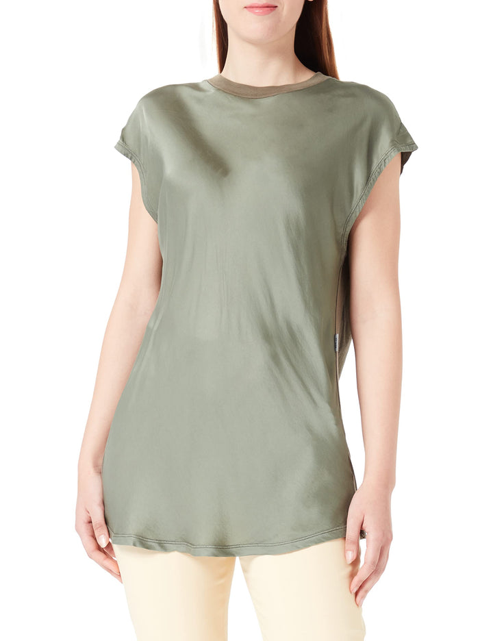 Replay Damen T-Shirt S 238 Army Green, S 238 Army Green
