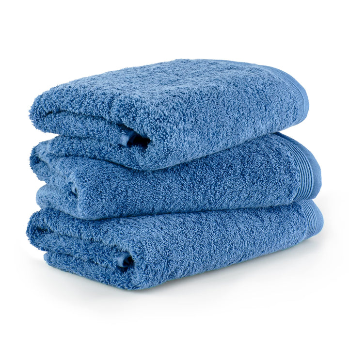 möve Superwuschel Handtuch-Set, 3 Handtücher 50 x 100 cm, Made in Germany, 100% Baumwolle, Cornflowe