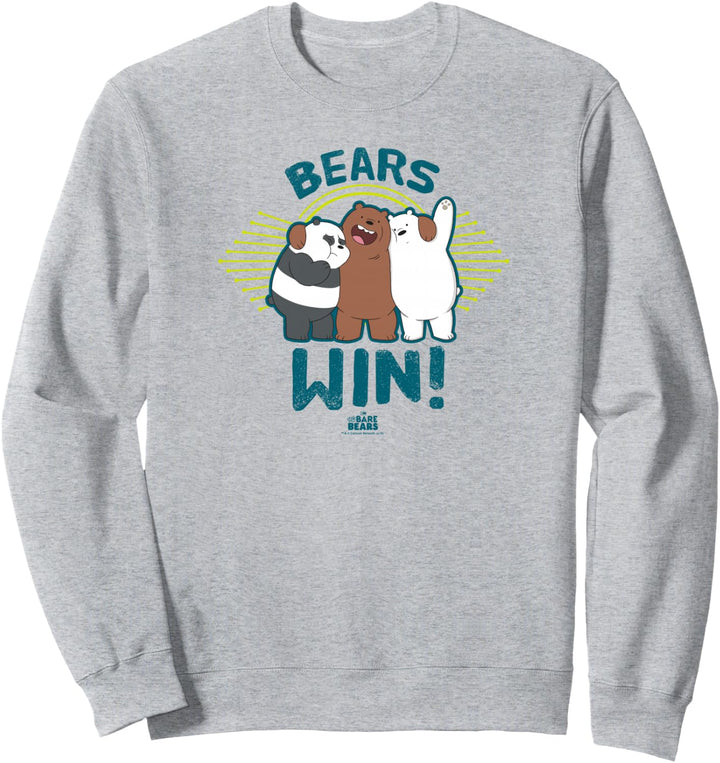 We Bare Bears Bears Win Sweatshirt