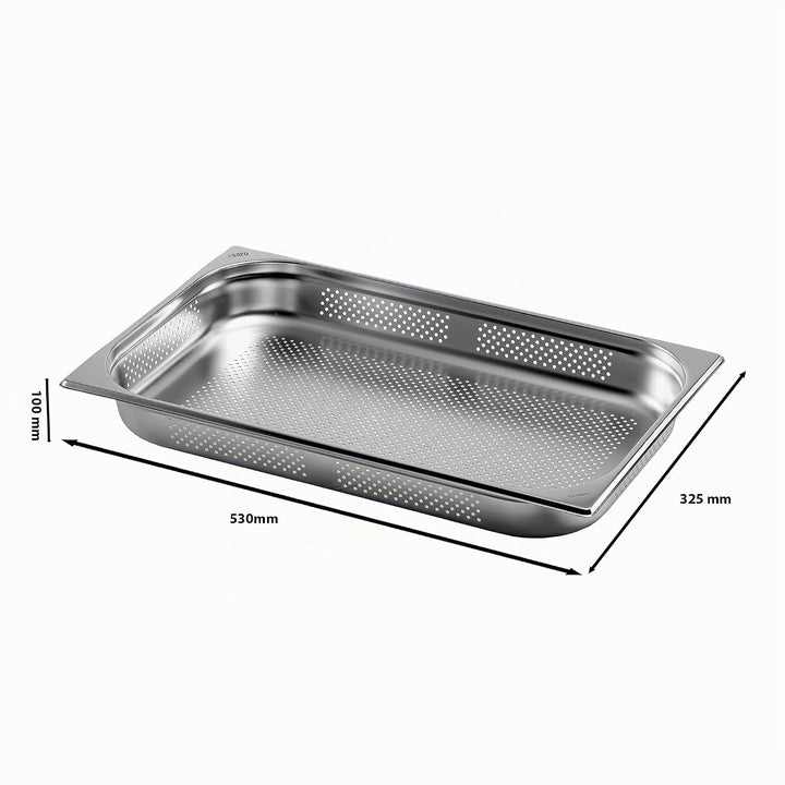 Saro Budget Line Gastronormbehälter 1/GN Perforiert Tiefe 100mm