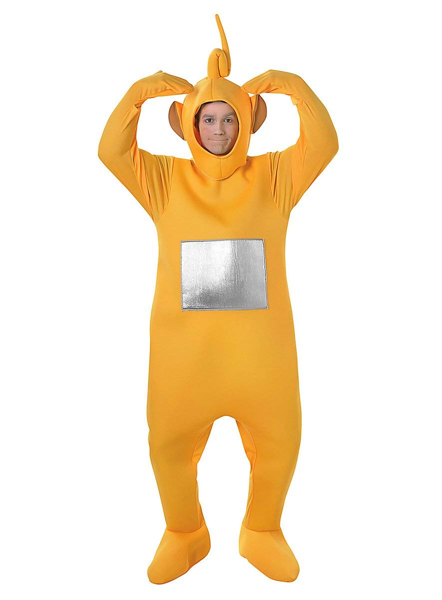 Teletubbies-Kostüm für Erwachsene - Unisex-Einteiler - Rubie's - Eingeitsgrösse (Standard), Gelb