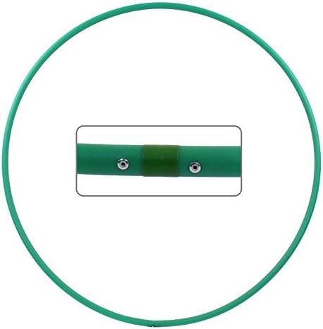 Hoopomania® Hula Hoop Rohling, HDPE-20mm, Ø60/70/80/90/100cm, farbig Grün Ø60cm, Grün Ø60cm