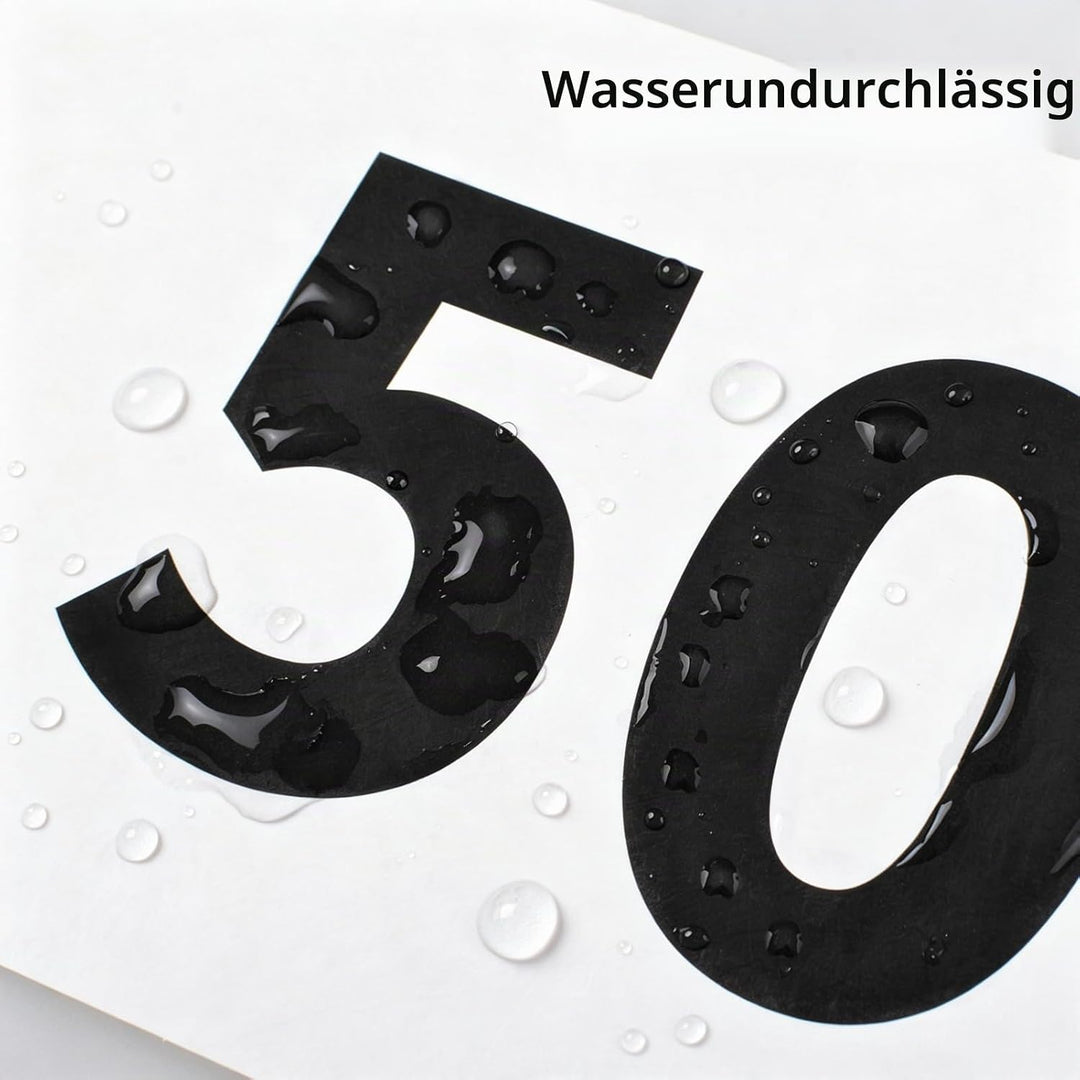 Azarxis Startnummern mit Sicherheitsnadeln für Sportveranstaltungen, Wasserdicht und Reissfest, Numm