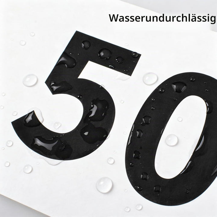 Azarxis Startnummern mit Sicherheitsnadeln für Sportveranstaltungen, Wasserdicht und Reissfest, Numm
