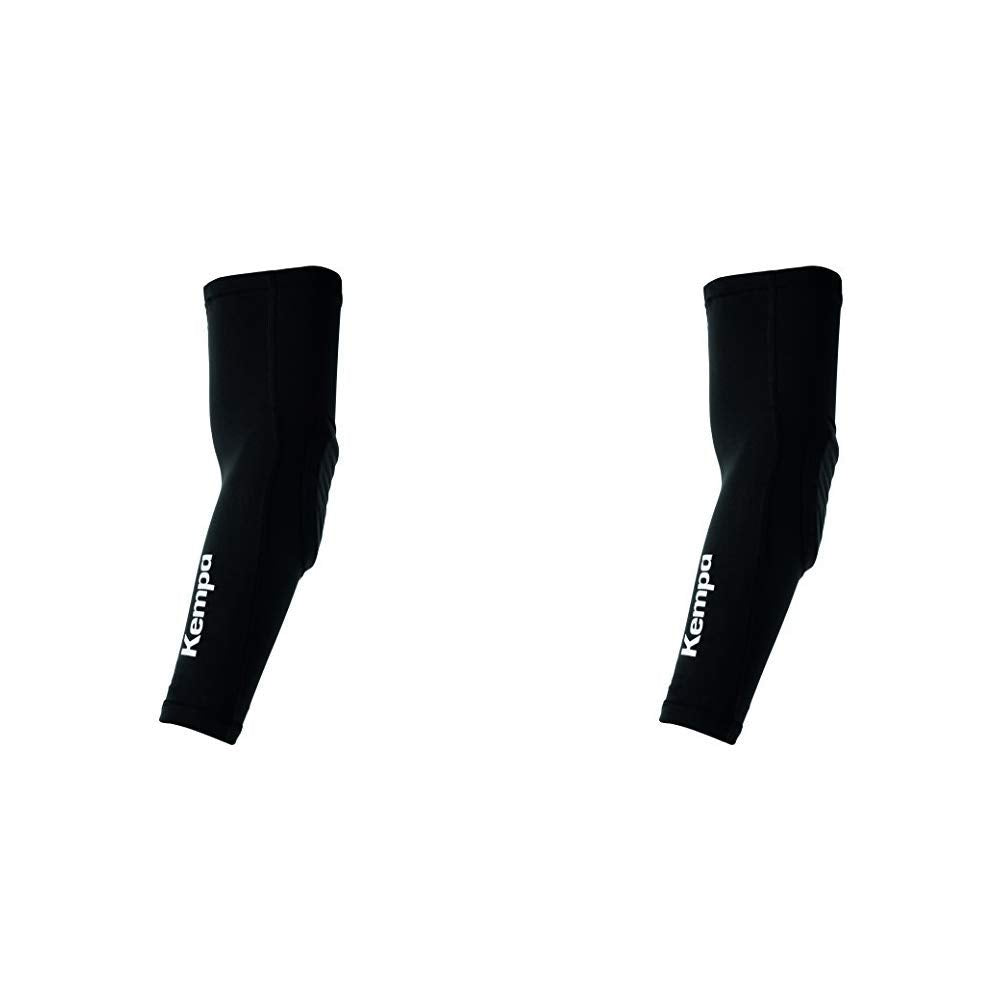 Kempa Persönliche Schutzausrüstung Arm Sleeve Ellbogenschoner schwarz/Weiss M/L + XS/S, schwarz/Weis