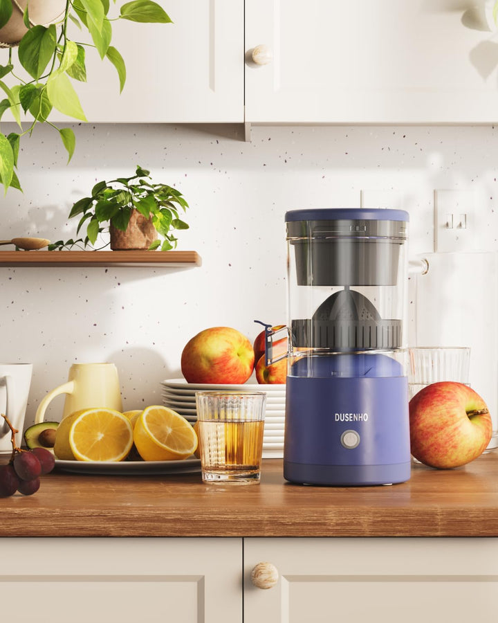 Zitronenpresse Elektrisch Organgenpresse Tragbare USB-Aufladung Juicer Entsafter für Orange, Zitrone