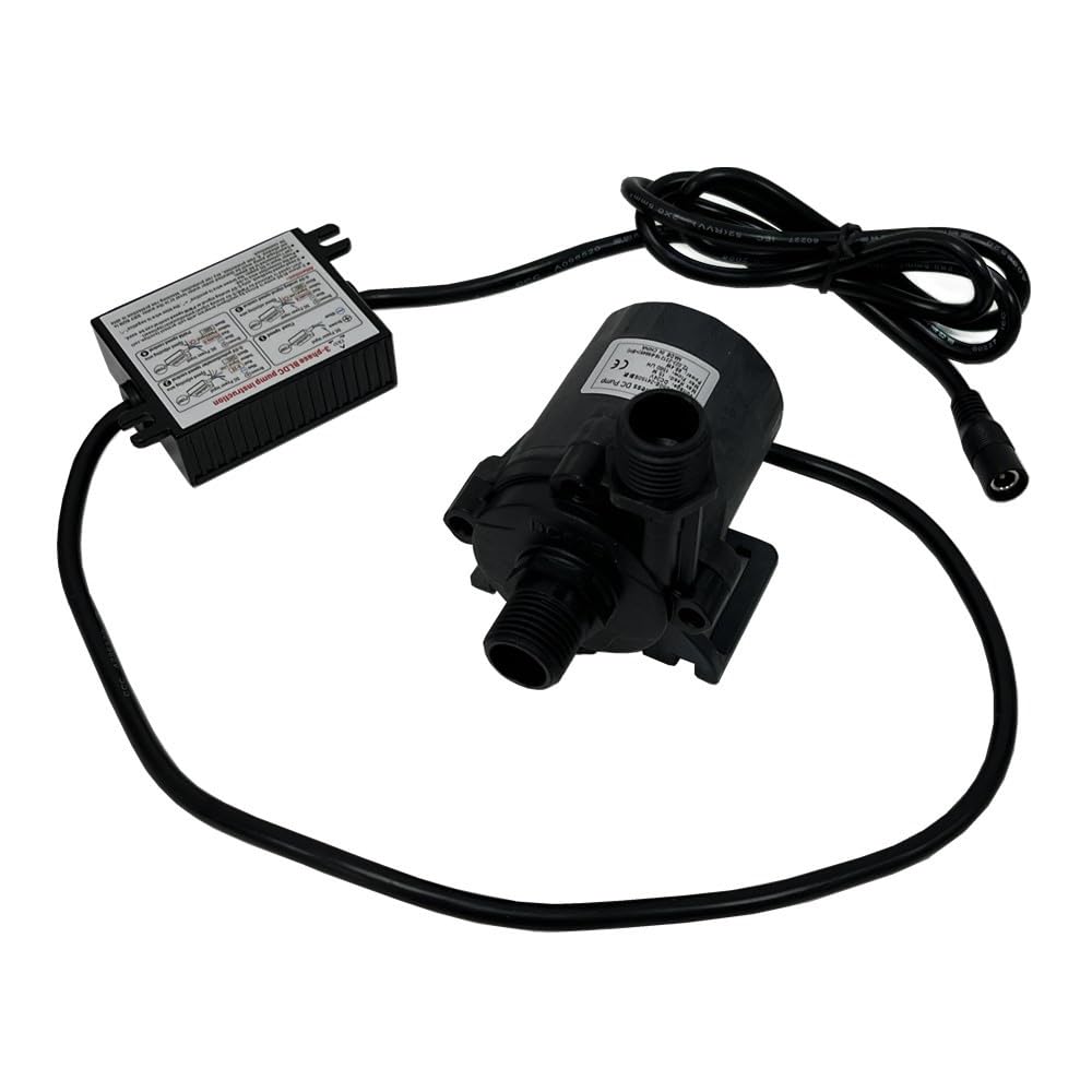 SHYSKY 3Phase 24V Micro Brushless DC Wasserpumpe Solar Wasser Tauchpumpe, DC50E-24150S, 1560LPH, Max