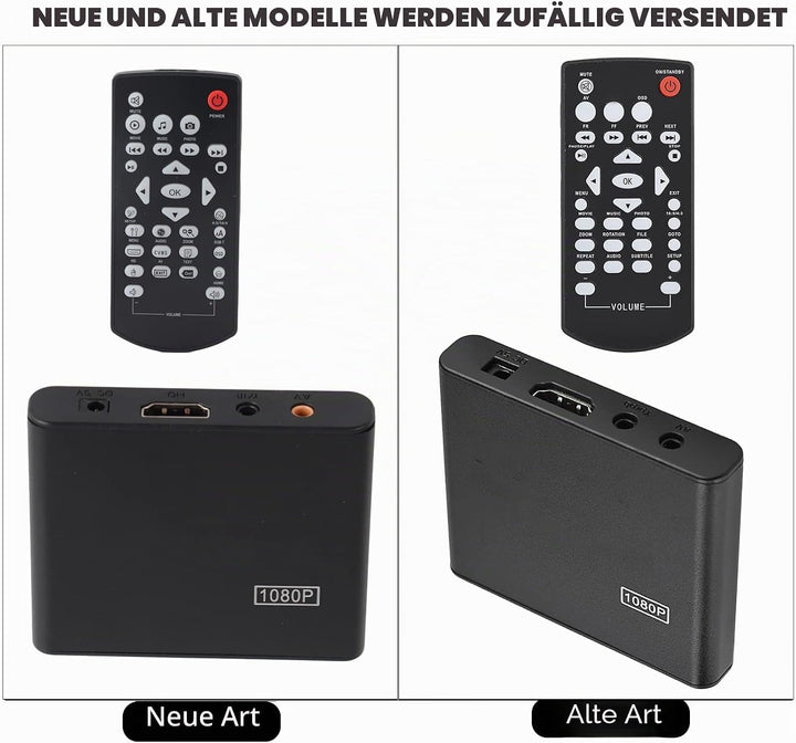 1080P Full HD Box Media Player, Starke Kompatibilität, Perfekte Dekodierung, Schönes Aussehen für TV