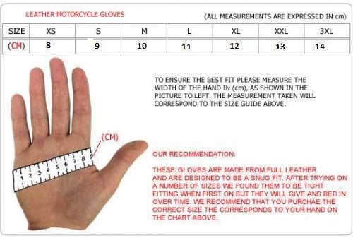 Herren Thermo-Handschuhe Leder Wasserdicht Innenfutter Für Motorrad & Winter Thinsulate - M, M