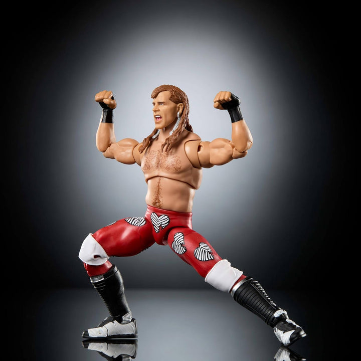 Mattel WWE Ultimate Edition Actionfigur und Zubehör im Set, ca. 15 cm grosse Shawn-Michaels-Sammelfi