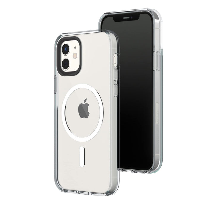 RhinoShield Clear Case kompatibel mit MagSafe für [iPhone 12/12 Pro]|Überragende Magnetstärke, Vergi